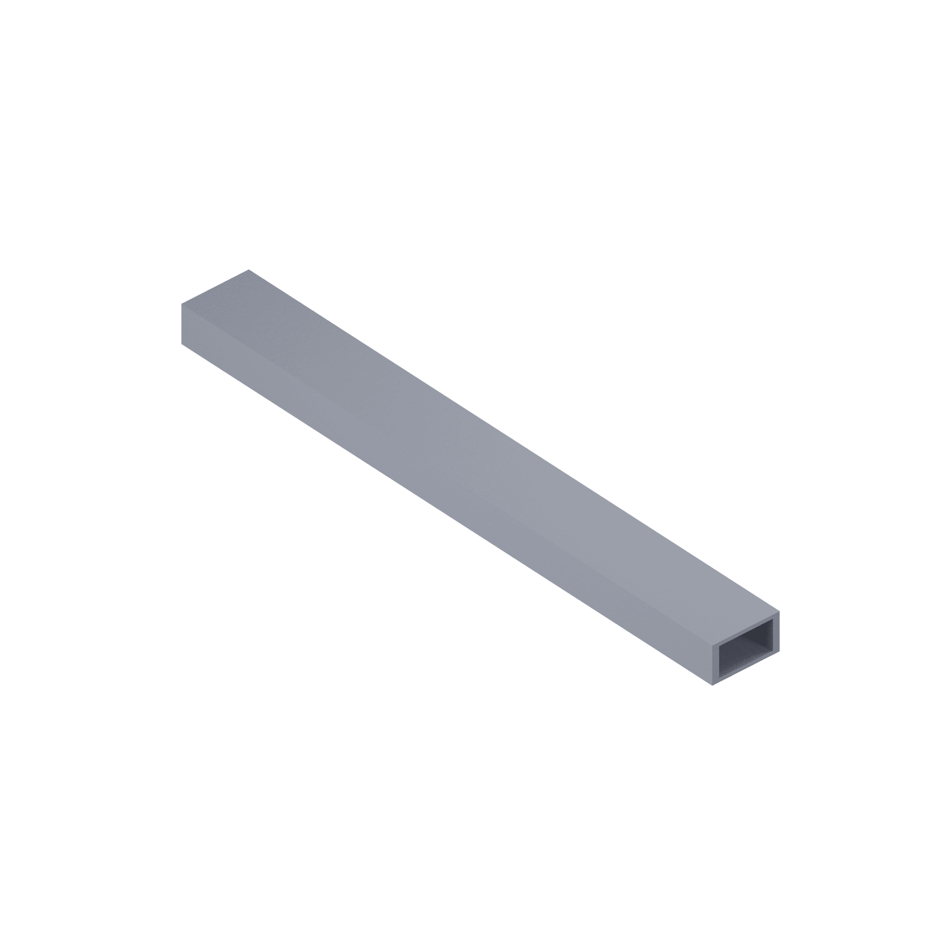 Rectangular pipe